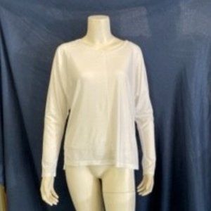 NWOT Madewell Long Sleeve Modal White T-Shirt